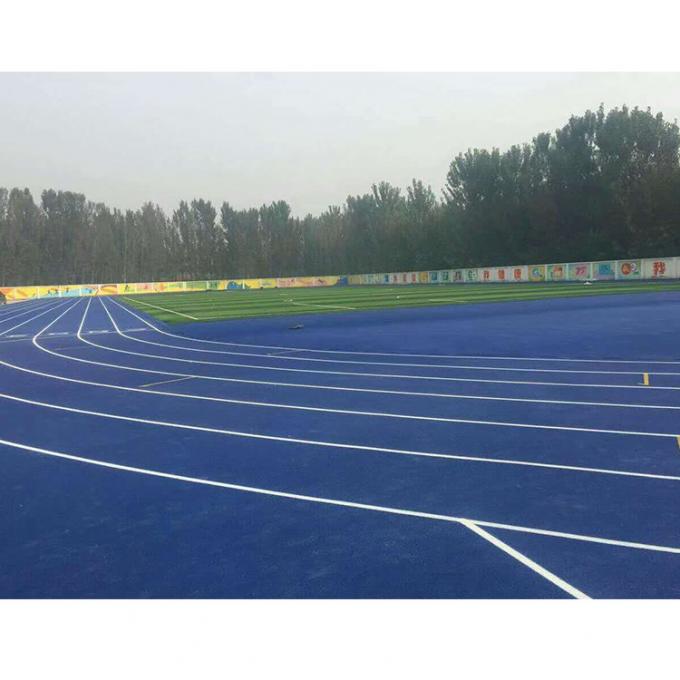 Field Surface Rubber Court Flooring , Slip Resistant Outdoor Gym Flooring